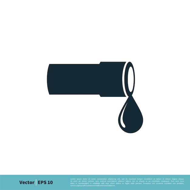 Drainage Pipe Icon Vector Logo Template Illustration Design Vector EPS 10