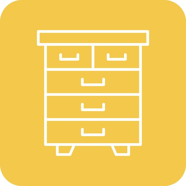 Vector drawer icon