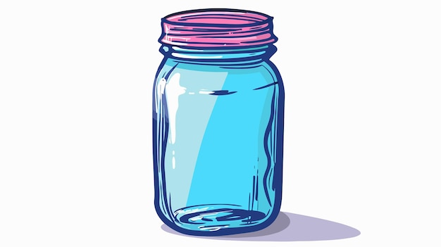 a drawing of a bottle with the bubbles inside