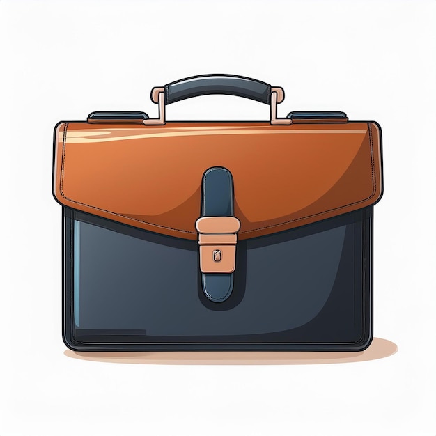 a drawing of a briefcase with a handle that says quot the top quot