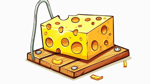 Vector a drawing of cheese and a sink with a faucet