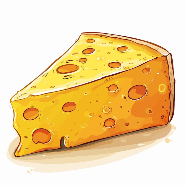 a drawing of a cheese with cheese and the words cheese