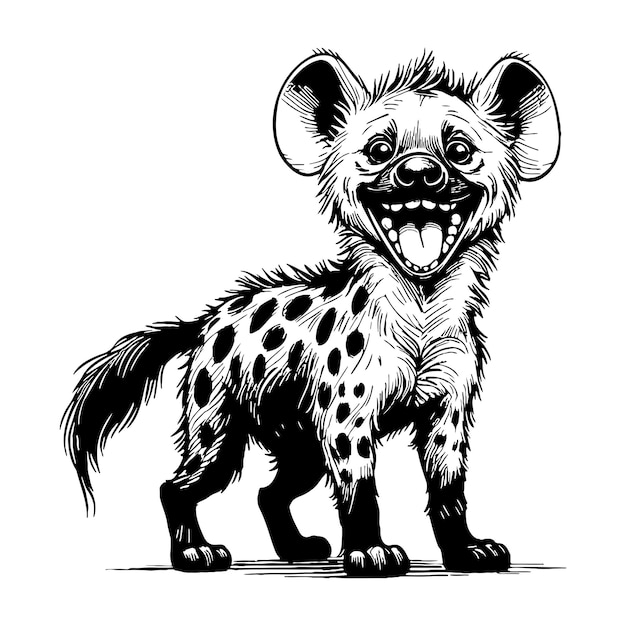 a drawing of a cheetah with a cheetah on it