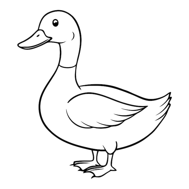 Vector a drawing of a duck that has a duck on it