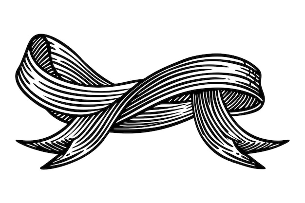 a drawing of a fish with a line on it