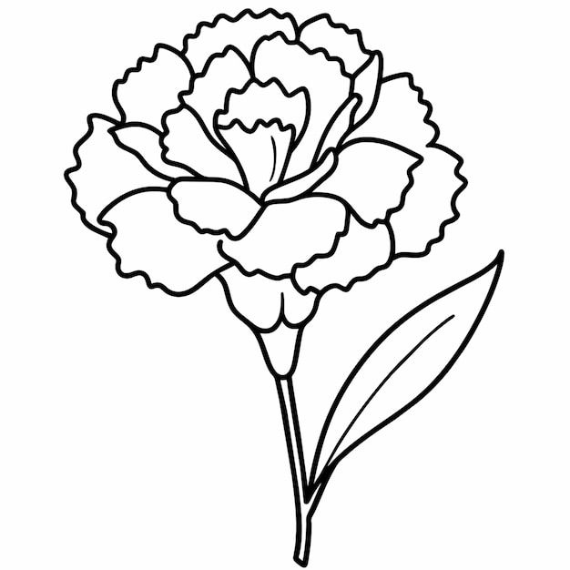 Vector a drawing of a flower with the word  flower  on it