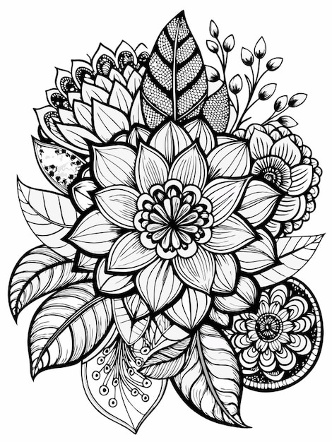 Vector a drawing of a flower with the words quot lotus quot on it