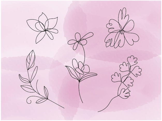 a drawing of flowers with the words quot flowers quot on the bottom