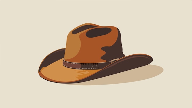 Vector a drawing of a hat that says  cowboy