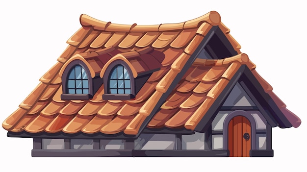 a drawing of a house with a roof that sayshouseon it