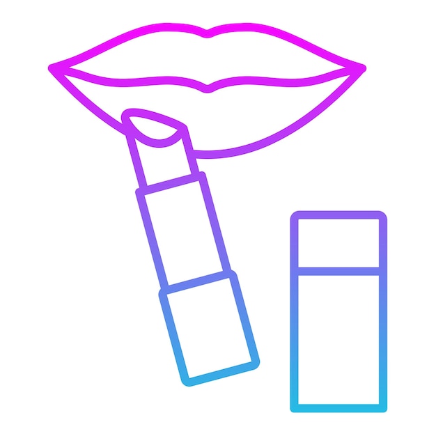 a drawing of lipstick and lipstick with a pink lip