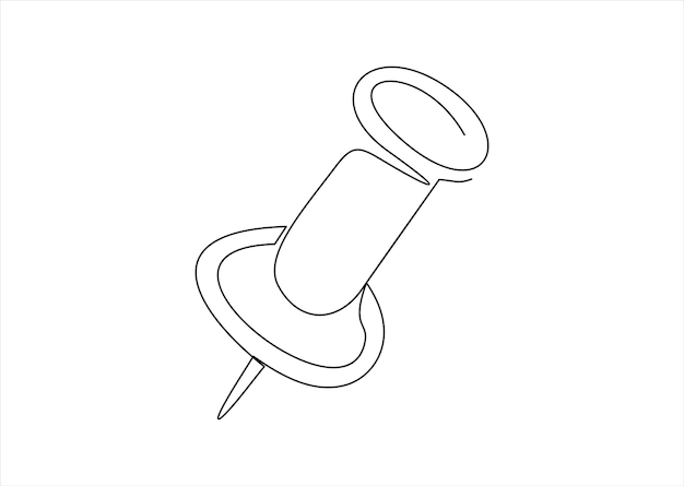 a drawing of a magnifying glass with a handle