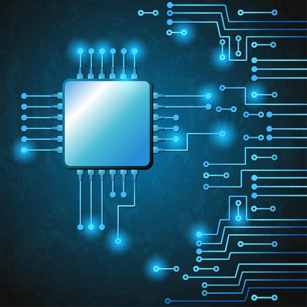 Drawing modern electronic circuit