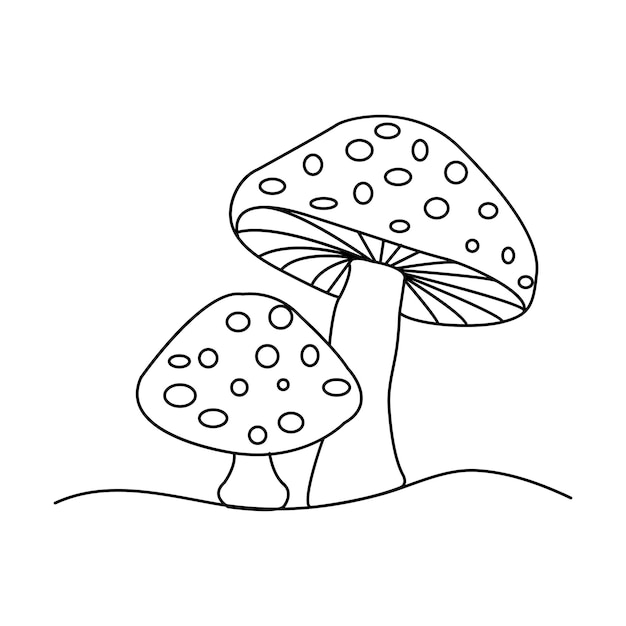 a drawing of a mushroom with a white background that says mushroom