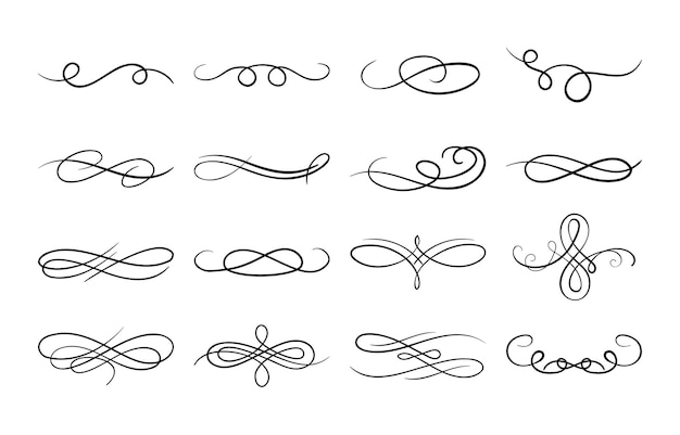 a drawing of a number of different designs