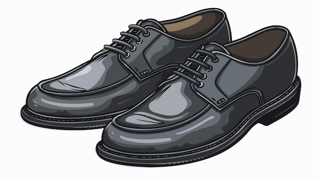 Vector a drawing of a pair of shoes with a drawing of a mans shoes