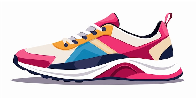 a drawing of a pair of sneakers