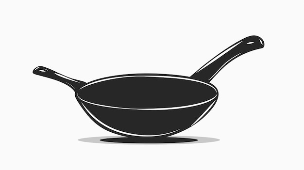 a drawing of a pan with the words  a  on it