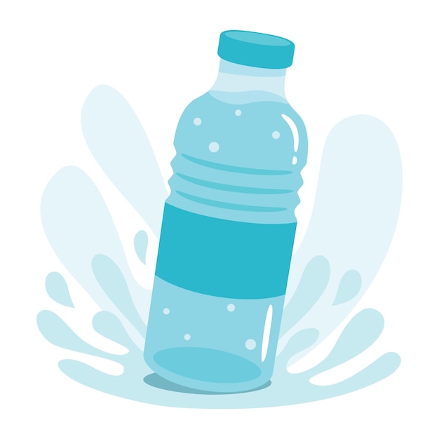 Drawing Of A Plastic Water Bottle