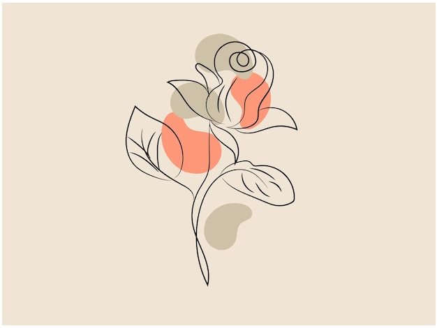 a drawing of roses with a brown background