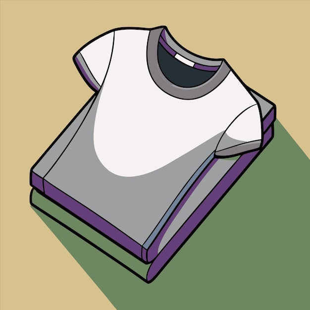 Vector a drawing of a shirt that has a shirt on it