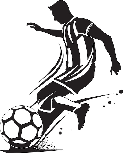 a drawing of a soccer player with the number 7 on it