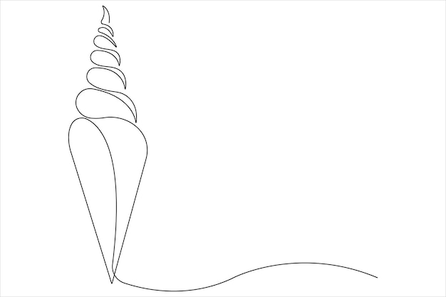 a drawing of a spiral on a white background