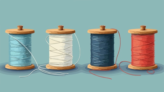 a drawing of a thread with a tape measure