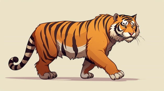 a drawing of a tiger that is called the tiger