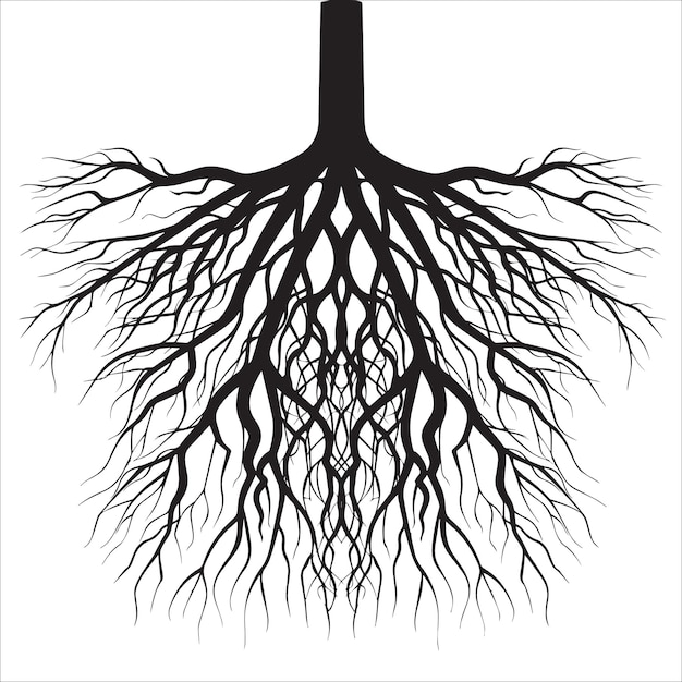 a drawing of a tree with a black background that says quot tree quot