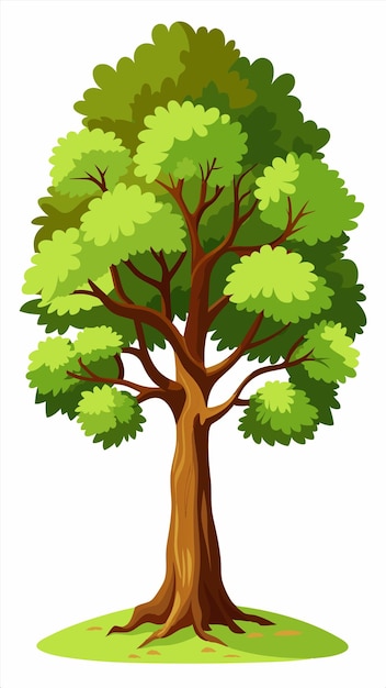 Vector a drawing of a tree with the words quot trees quot on it