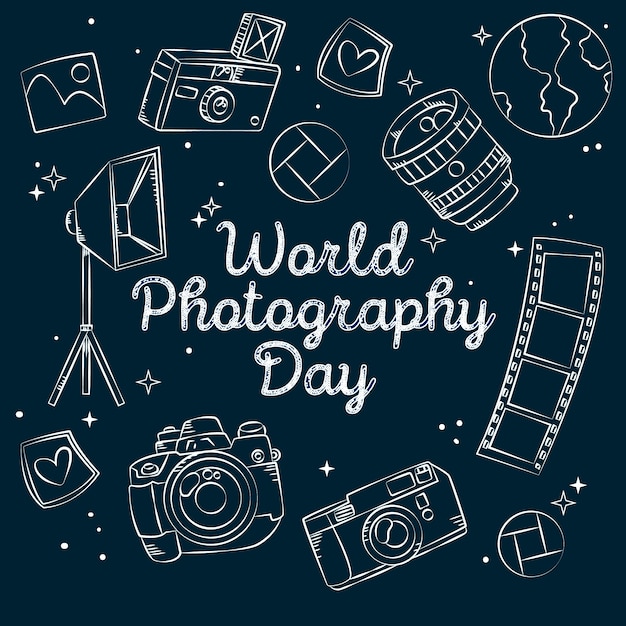 Drawn world photography day