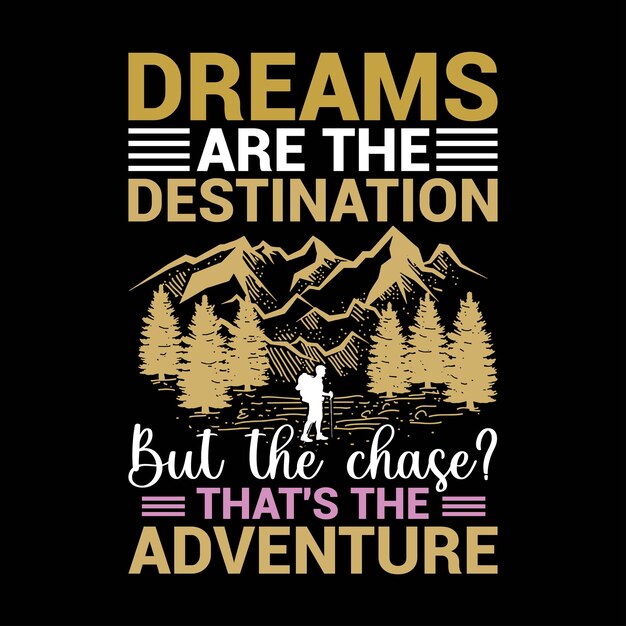 Dreams are the Destination but the chase that's the adventure