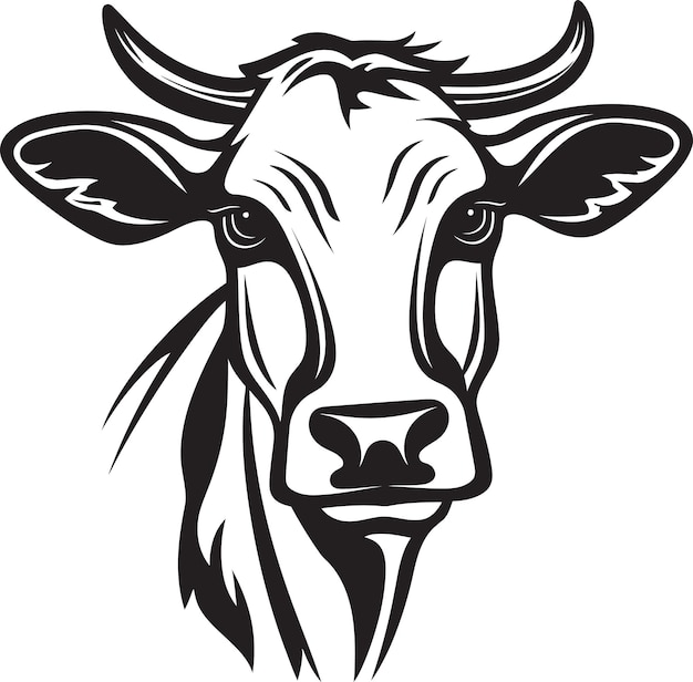 Dreamy Cow Vector Illustrations