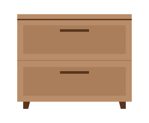 Dresser furniture Bathroom Interior icon Vector illustration