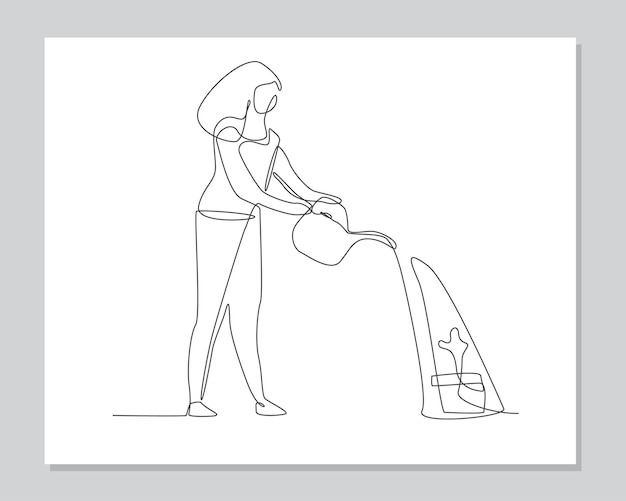 Drill plants continuous one line illustration