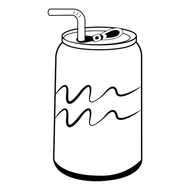 Drink cans icon logo vector design template