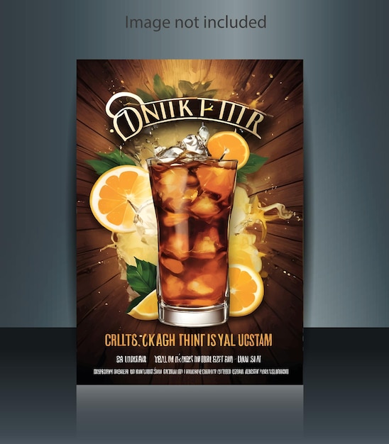 drink flyer design