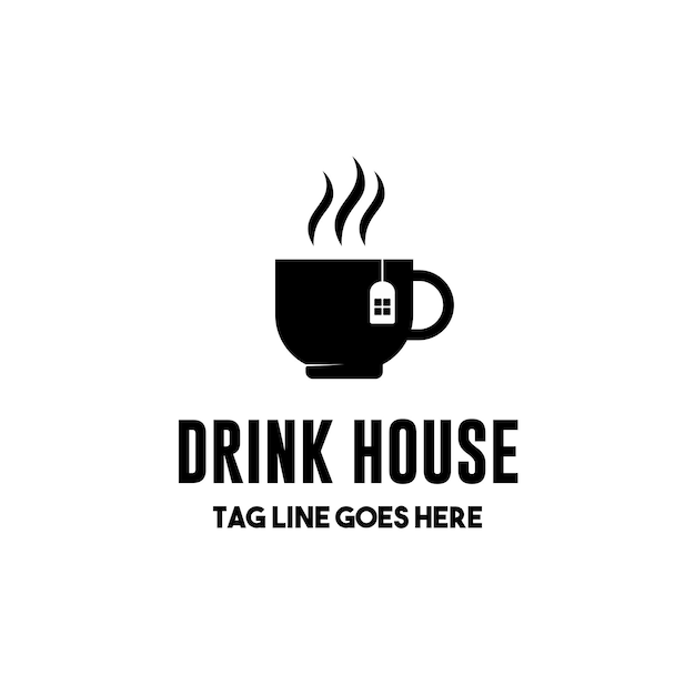 drink house logo icon illustration