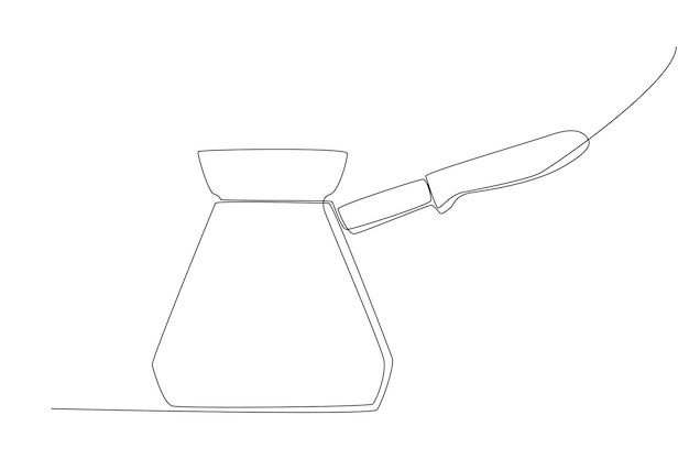 Drip Decanter Pourover Coffee Brewer Server line art