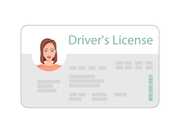 Driver's license, identity card, ID card, identification card.