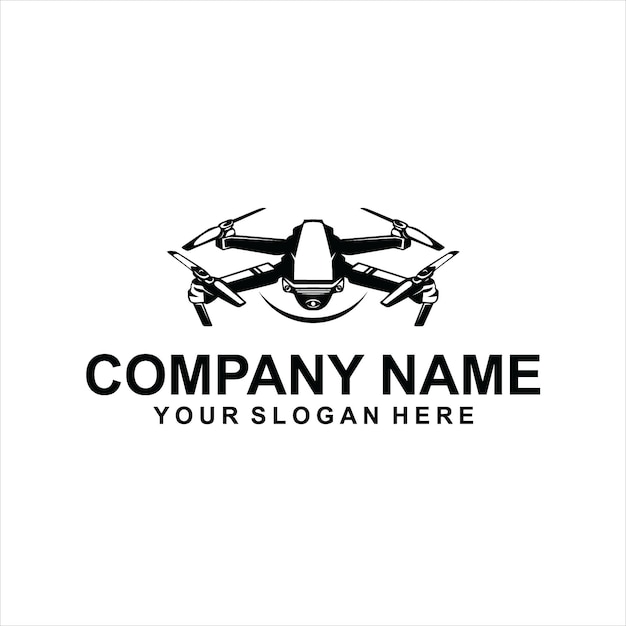 drone black logo vector