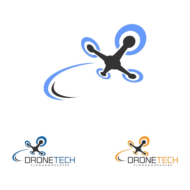 Drone design related to drone service company logo