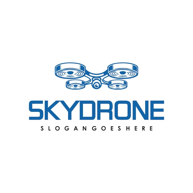 Drone design related to drone service company logo