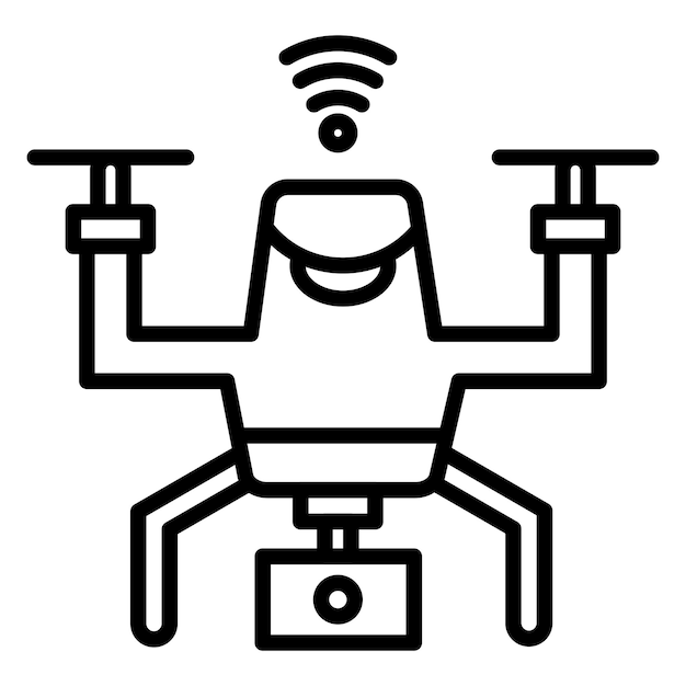 Drone Vector Illustration