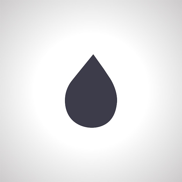 Drop icon water drop icon