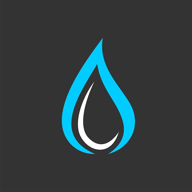 Droplet Logo Template Drop Water Icon Illustration Design Vector EPS 10