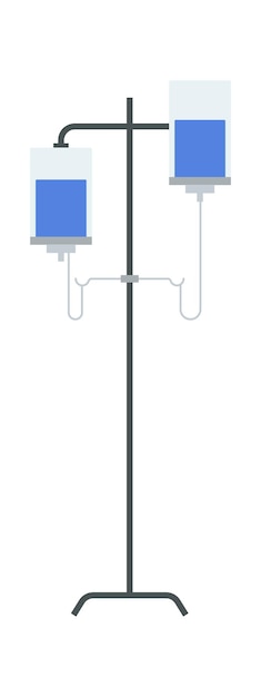 Dropper on stand Medical Equipment Vector illustration