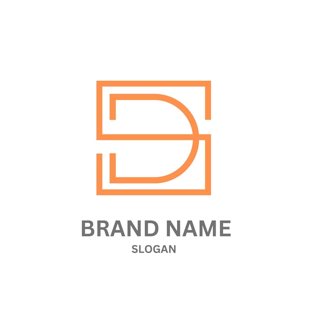 Vector ds230 letter ds logo design