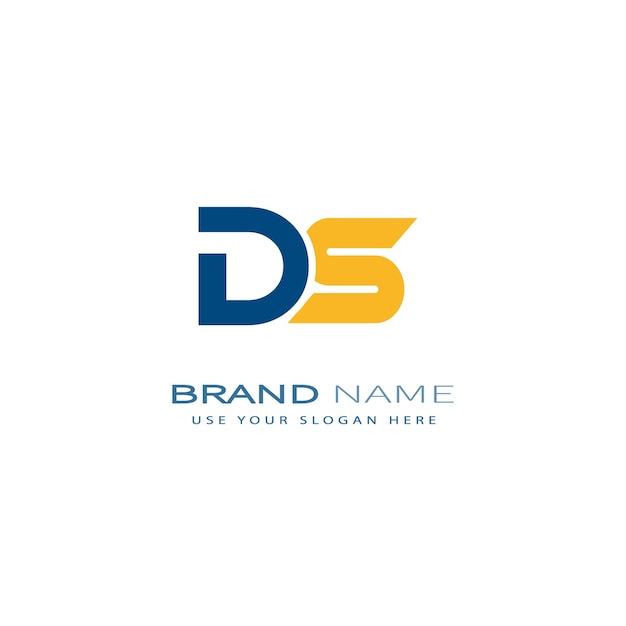 DS298 letter DS logo design